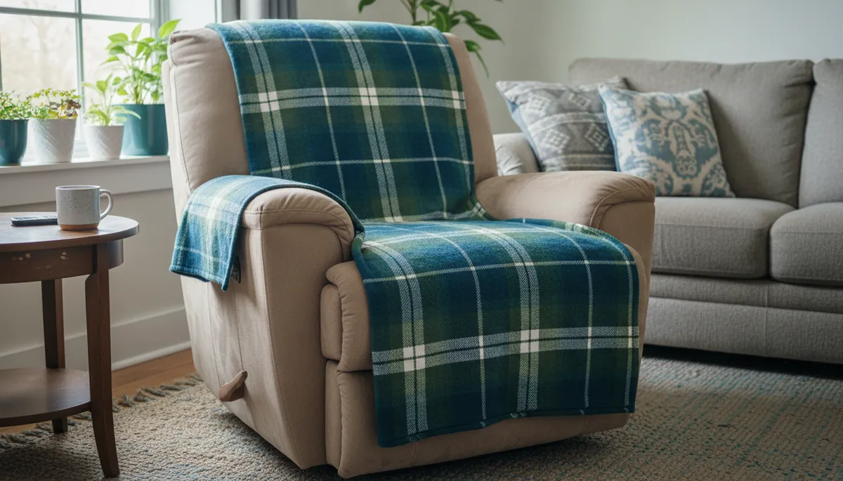 Plaid pour fauteuil relax