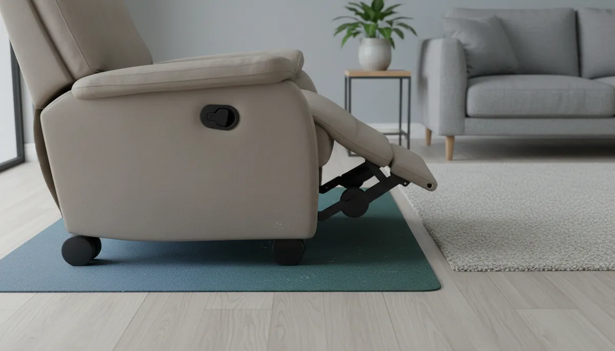 Tapis protecteur pour fauteuil relax