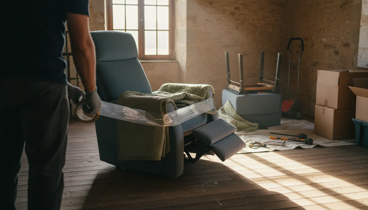 Déménager un fauteuil relax
